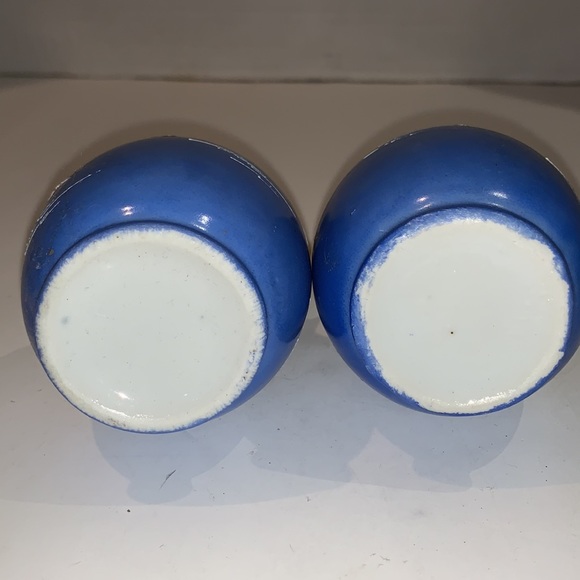 1920s Japan Hand-painted Gaudy Blue Willow Moriage & Gold Porcelain Vases/tray - Picture 10 of 12